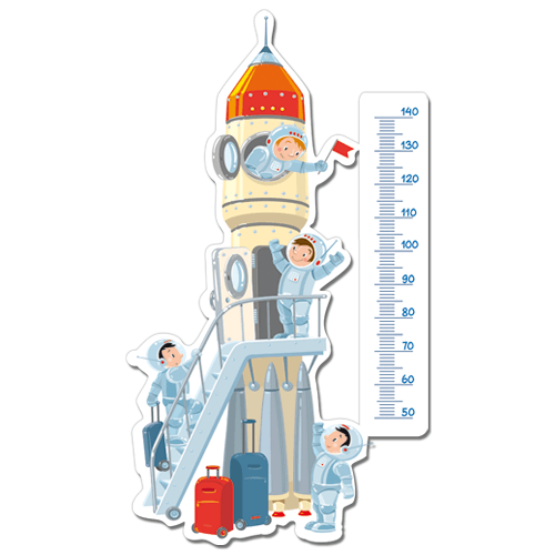 Stickers pour enfants: Fusée dans l