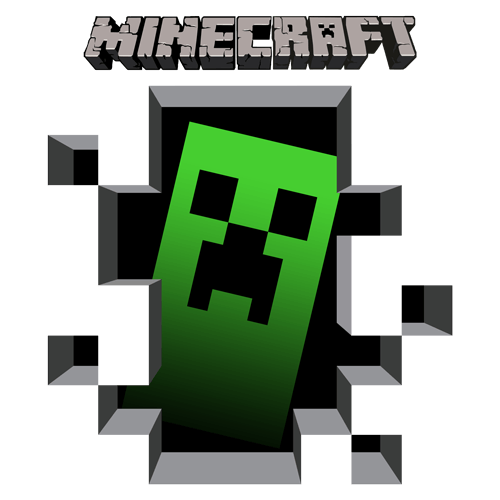 Stickers muraux: Minecraft 3D 1