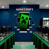 Stickers muraux: Minecraft 3D 1 16