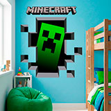 Stickers muraux: Minecraft 3D 1 19