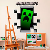 Stickers muraux: Minecraft 3D 1 20