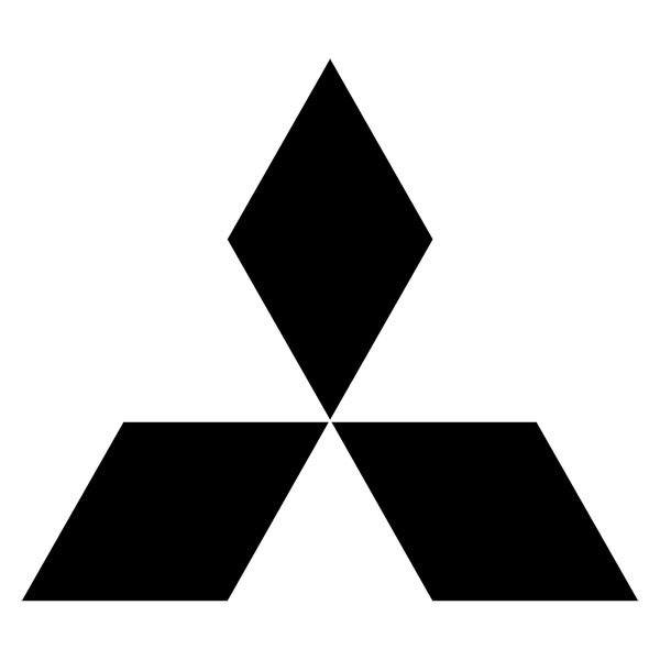 Autocollants: Mitsubishi logo 2