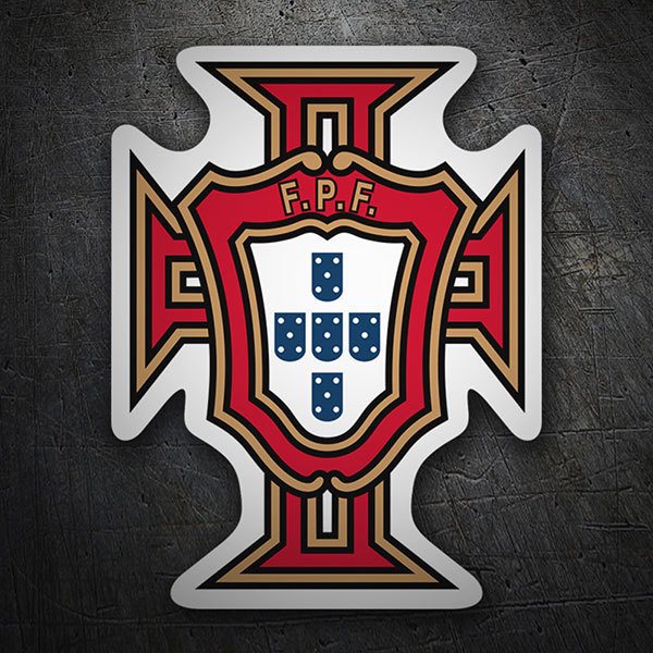 Autocollants: Portugal - Bouclier de football