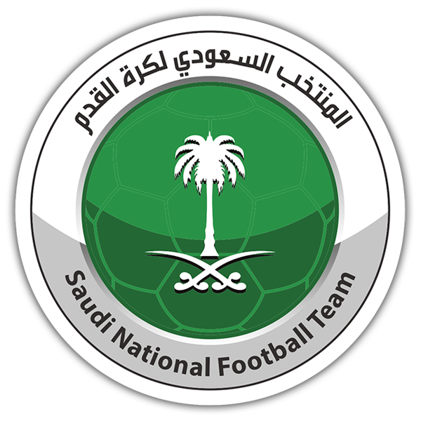 Autocollants: Arabie Saoudite - Bouclier de football