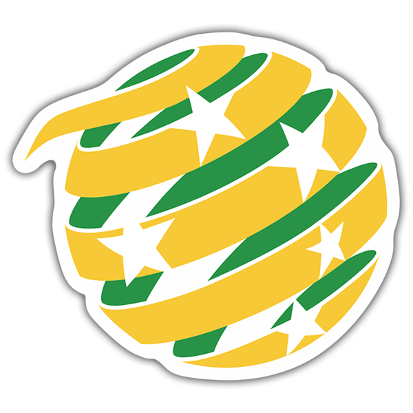 Autocollants: Australie - Bouclier de football