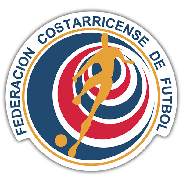 Autocollants: Costa Rica - Bouclier de football