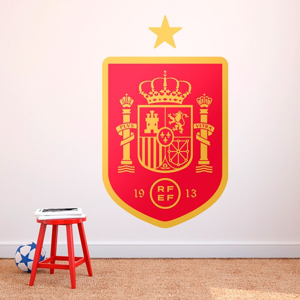 Stickers muraux: Armoiries de l équipe nationale espagnole