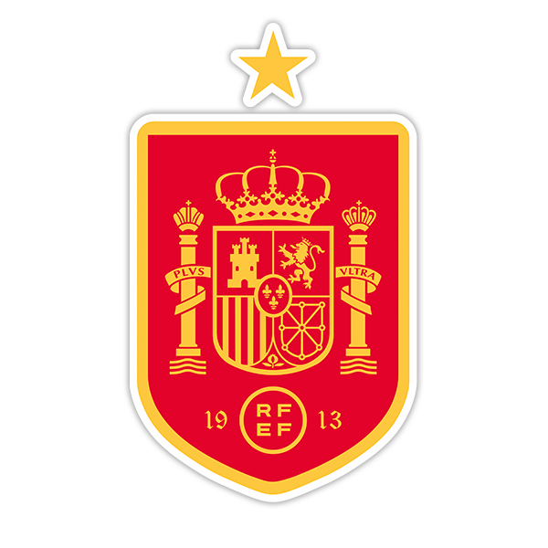 Autocollants: Espagne - Bouclier de football