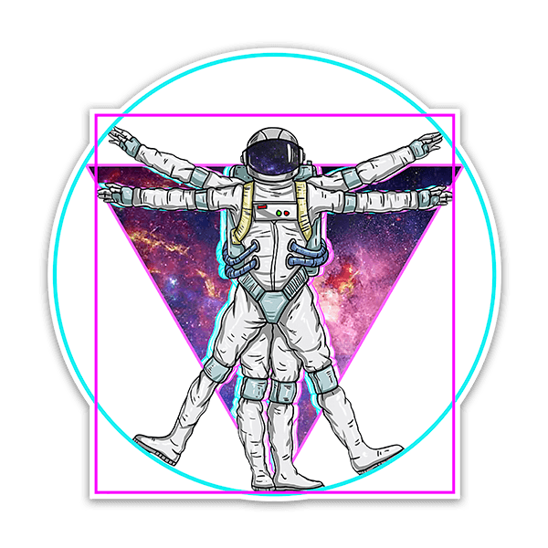 Stickers pour enfants: Spaced Out Vitruvius