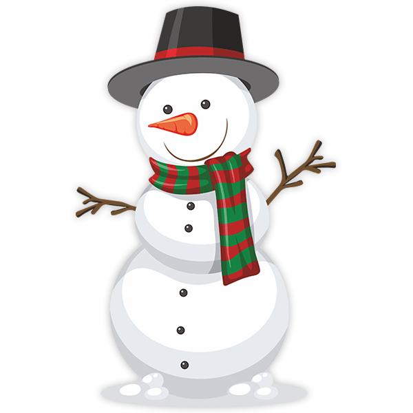 Stickers muraux: Bonhomme de neige