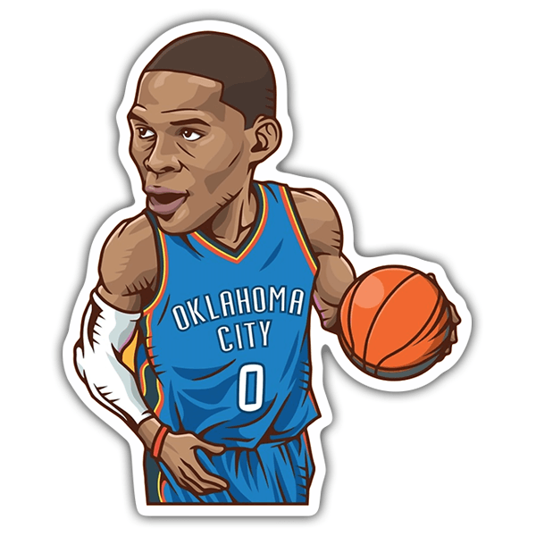 Autocollants: NBA - Russell Westbrook All-Star