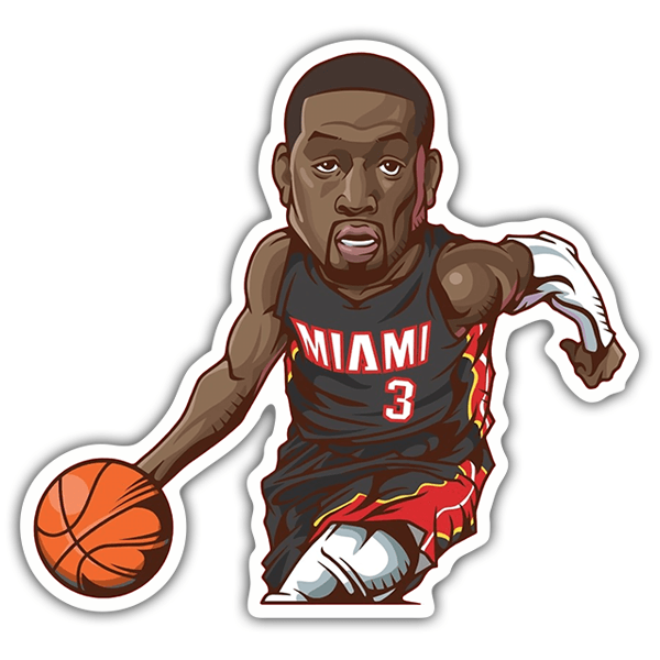 Autocollants: NBA - Dwayne Wade