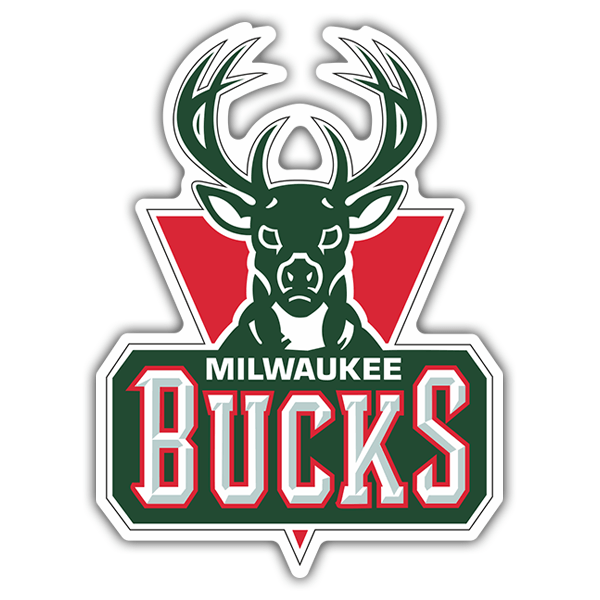 Autocollants: NBA - Milwaukee Bucks vieux bouclier