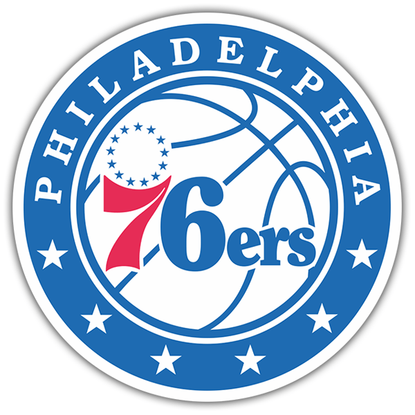 Autocollants: NBA - Philadelphia 76ers bouclier