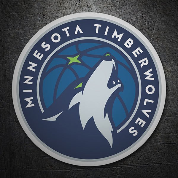 Autocollants: NBA - Minnesota Timberwolves bouclier