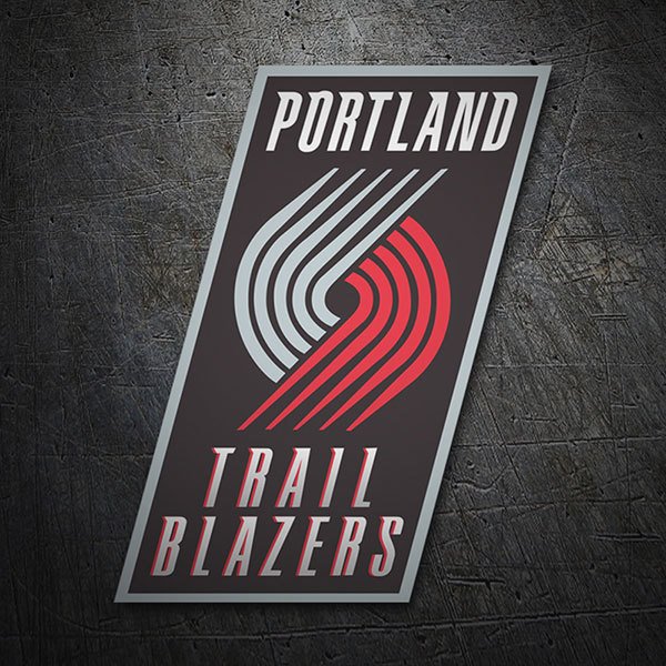 Autocollants: NBA - Portland Trail Blazers vieux bouclier