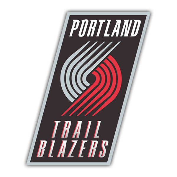 Autocollants: NBA - Portland Trail Blazers vieux bouclier