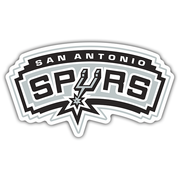 Autocollants: NBA - San Antonio Spurs vieux bouclier