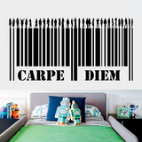 Stickers muraux: Carpe Diem - Code barre 2