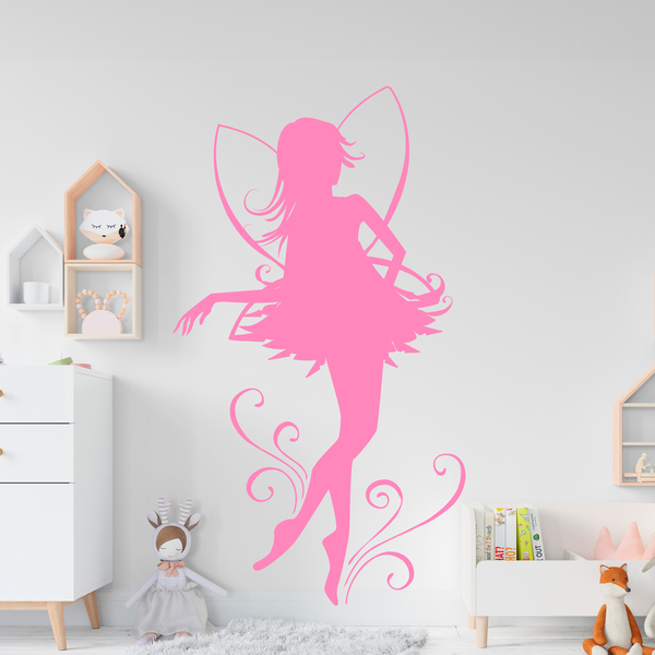Stickers Muraux Chambre Fille Fée & Dragon