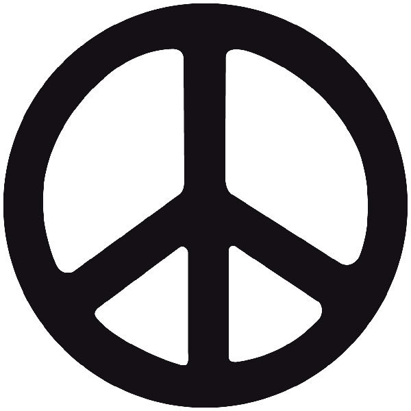 Autocollants: Symbole de la paix