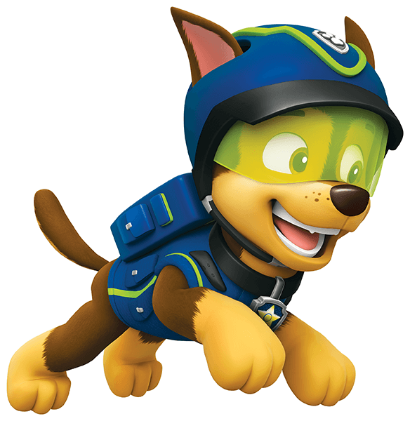 Stickers pour enfants: La Pat' Patrouille - Chase en action