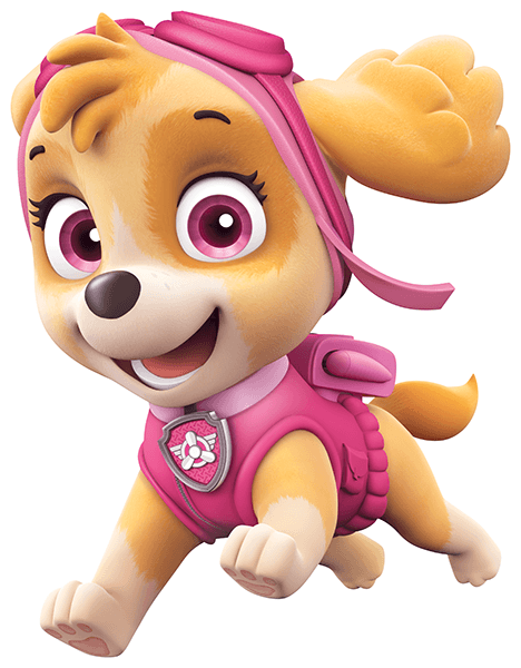 Stickers pour enfants: La Pat' Patrouille - Skye en action