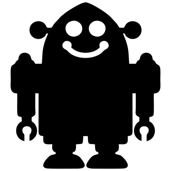 Stickers pour enfants: Ardoise Robot
