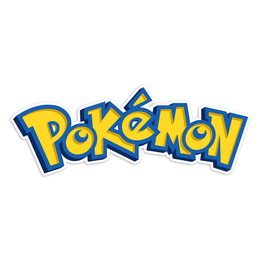 Autocollants: Logo Pokémon classique