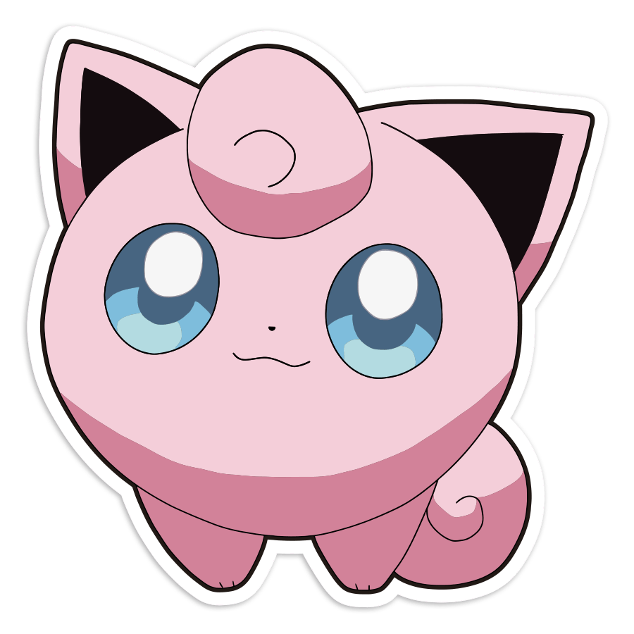 Autocollants: Rondoudou Pokémon