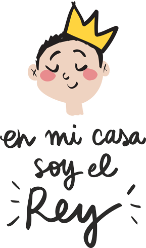 Stickers pour enfants: En mi casa soy el Rey