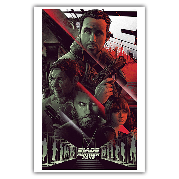 Stickers muraux: Poster adhésif Blade Runner 2049 Comic