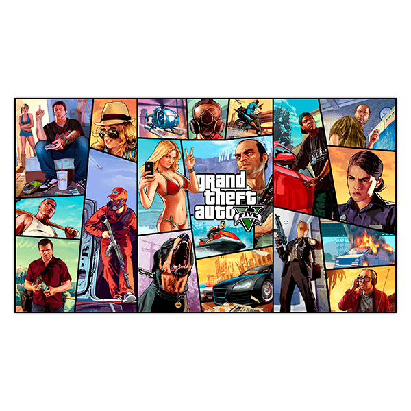 Stickers muraux: Grand theft auto V