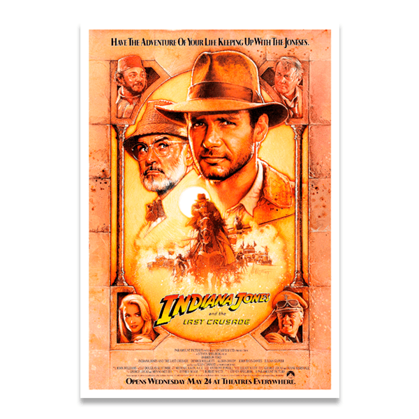 Stickers muraux: Indiana Jones et la dernière croisade