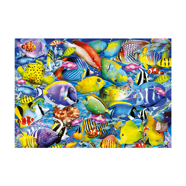 Stickers muraux: Poissons de Couleurs