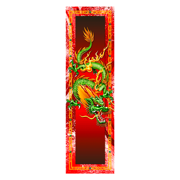 Stickers muraux: Dragon chinois