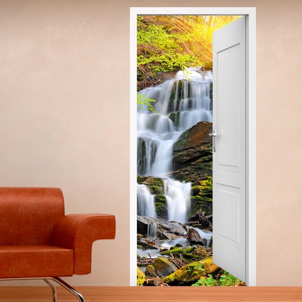 Poster xxl: Porte ouverte cascade