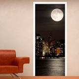 Stickers muraux: Porte Lune dans Manhattan 3