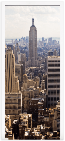 Stickers muraux: Vue de l'Empire State Building