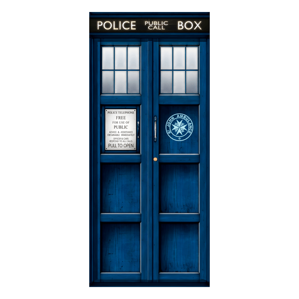 Stickers muraux: Tardis Doctor Who