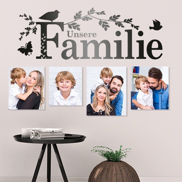Stickers muraux: Unsere Familie