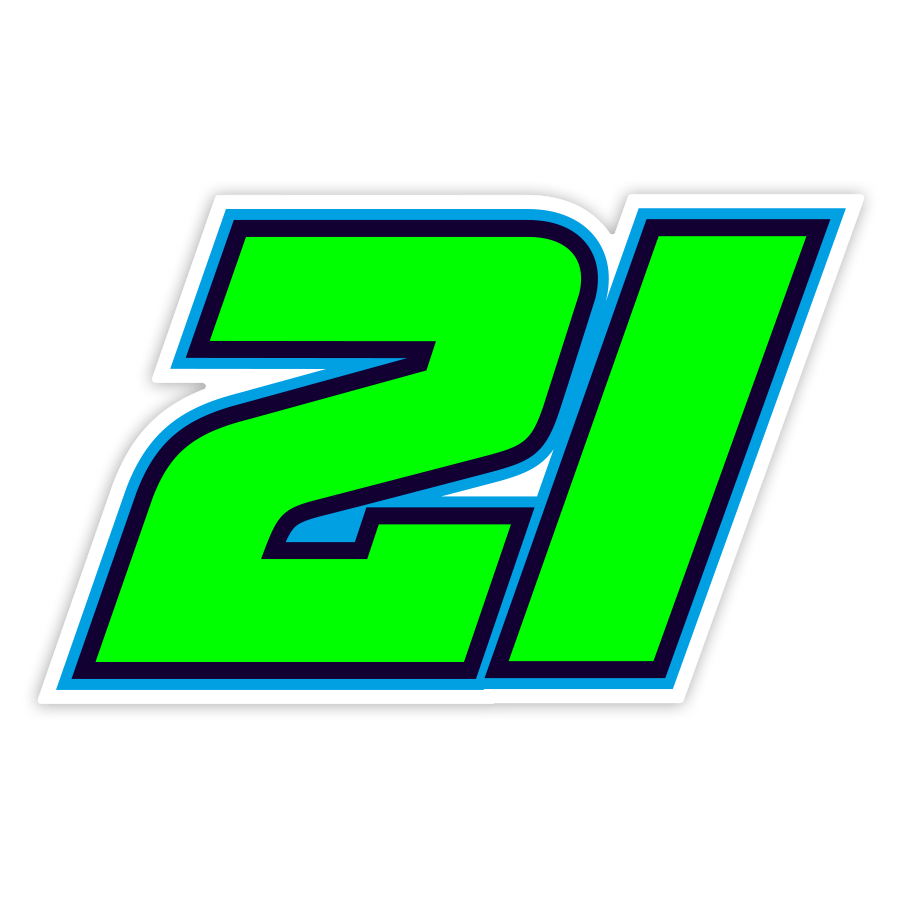 Autocollants: Franco Morbidelli Numéro 21 MotoGP