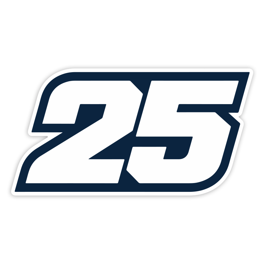 Autocollants: Raúl Fernández Numéro 25 MotoGP