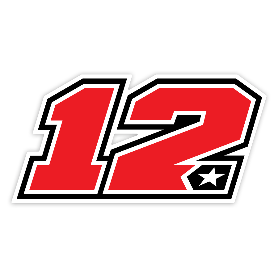 Autocollants: Numéro 12 MotoGP Maverick Viñales