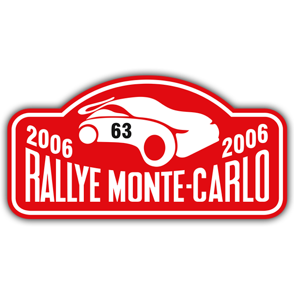 Autocollants: Rallye de Monte-Carlo 2006