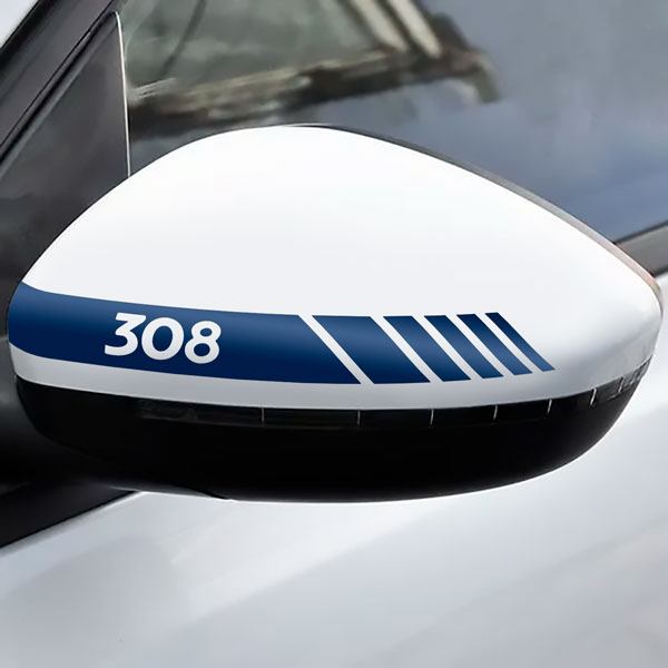 Autocollants: Miroir Peugeot Modèles