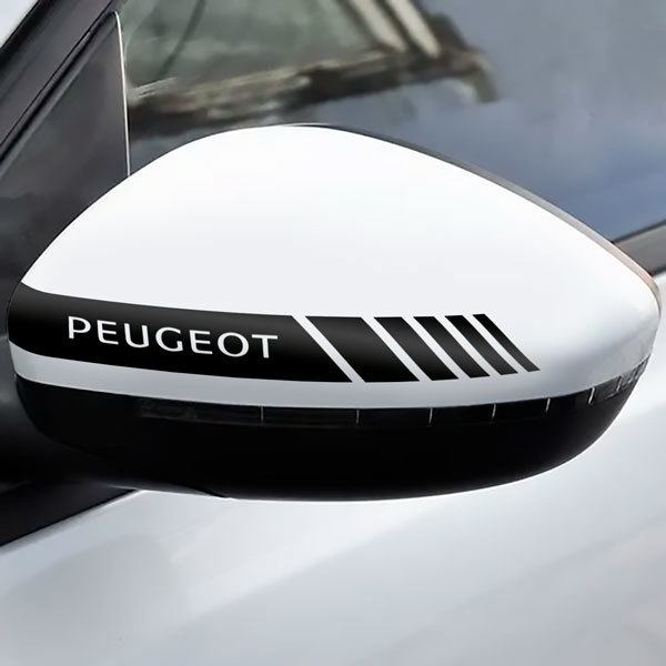 Autocollants paillettes pour volant de voiture Peugeot 2008