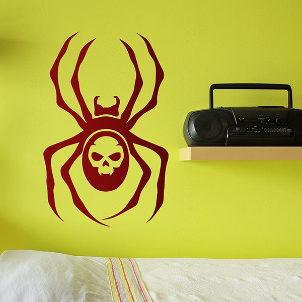 Stickers muraux: Araignée crânienne