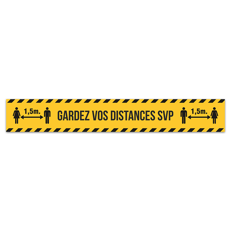 Autocollants: Sticker Gardez Vos Distances 5