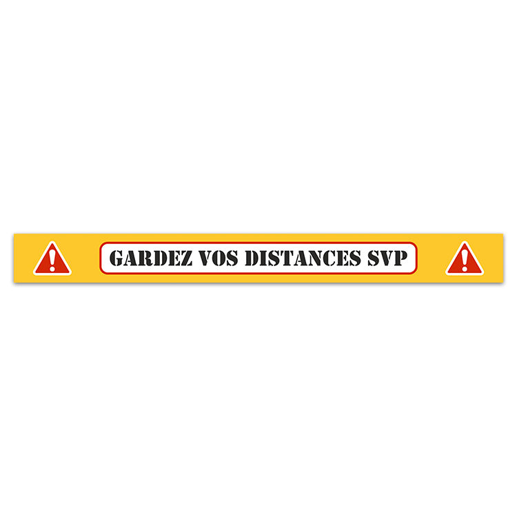 Autocollants: Sticker Gardez Vos Distances SVP 6